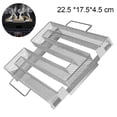 thumbnail image 2 of Cold Smoke Generator, Stainless Steel Hot or Cold Smoker Tray with Handle, 7 Hours Smoked BBQ Grill for, Bacon, Meat, Cheese, Salmon, Fish, 2 of 6