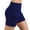 Navy, variant on BiZtdJrK Running Shorts for Women Plus Size High Waist Workout Leggings Shorts Lightweight Stretch Biker Shorts with Pockets Navy XXXL