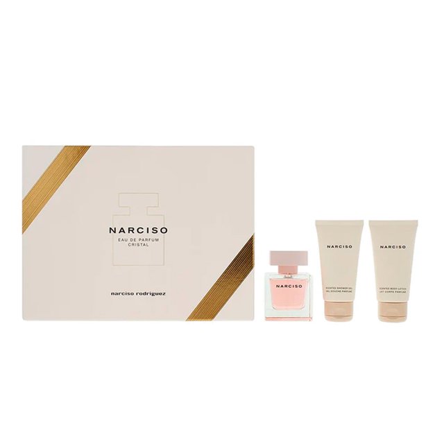 Set de regalo NARCISO RODRIGUEZ Cristal de 3 piezas para mujer