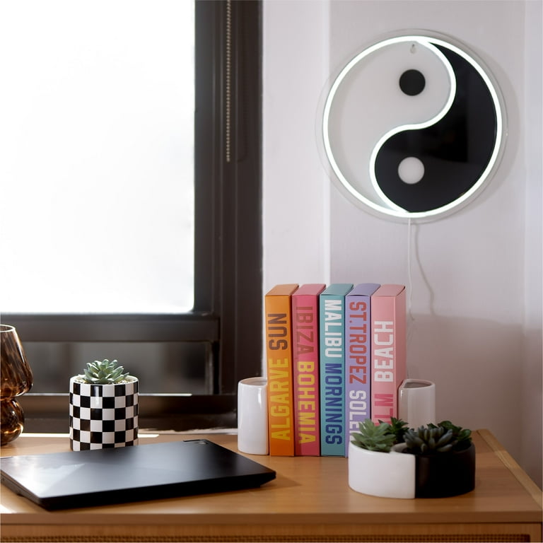 Urban Shop Ying Yang Light Up Neon Sign, 17