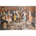 thumbnail image 2 of Georges Coutant 24x18 Black Ornate Framed Double Matted Museum Art Print Titled: Casino De Paris 16 Rue De Clichy (1890), 2 of 5