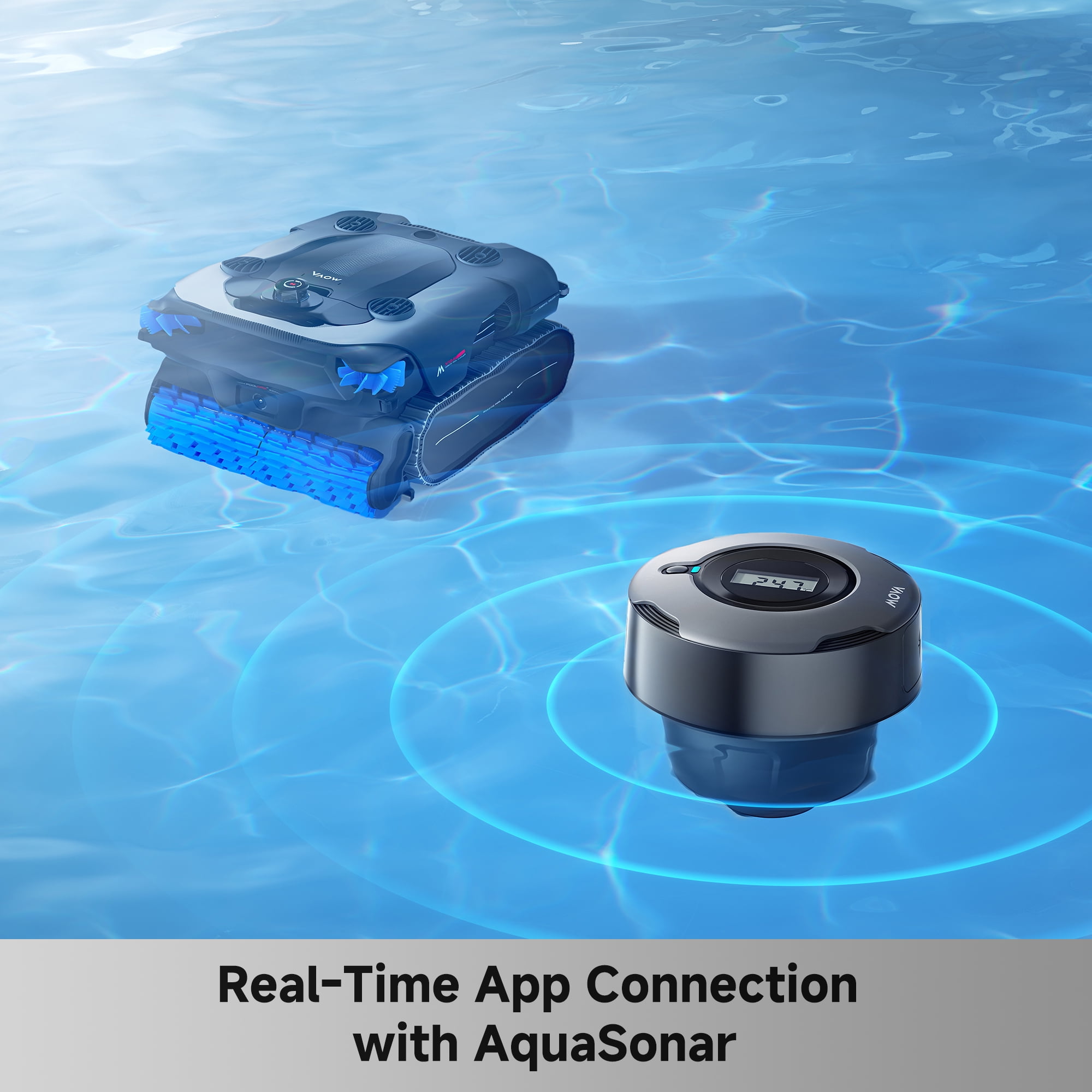 MOVA Rover X10 Robotic Pool Cleaner, 7-in-1 OMNI Clean