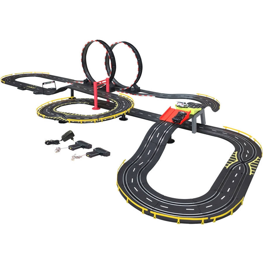 Electric Power Speed Jump Road Racing Set