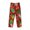 thumbnail image 4 of Balery Men'S X-Mas And New Year Pants,Sleepwear Pants,Pajama Pants,Pj Bottoms Drawstring And Pockets-Xx-Large, 4 of 9