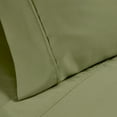 thumbnail image 3 of Superior Motley Solid 1200-Thread Count Cotton-Blend Pillowcase Set, Standard, Sage, 3 of 4
