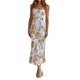 thumbnail image 1 of Txlixc Mujer Sexy Ahueca Hacia Fuera Maxi Vestido Spaghetti Straps Lace Up Bodycon Elegante Noche Fiesta Club Wear Midi Vestido Txlixc Casual, 1 of 8