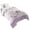 Cat-Tabulous Purple, variant on Gabby's Dollhouse Kids 4 Piece Teal Blue White Reversible Comforter, Bed in a Bag, Twin