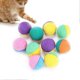 thumbnail image 4 of 10 piezas/juego de bolas de látex coloridas para gatos, juguetes de bolas de látex para gatos, juguetes para rascar para gatitos, pelota de espuma para divertirse, ejercitador interactivo para gatos, 4 of 5