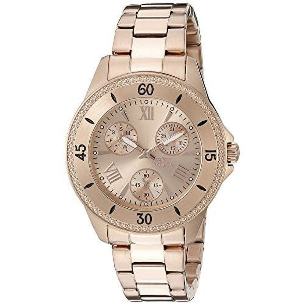 Fossil Women's Tailor Multifunction, Rose Gold-Tone Stainless