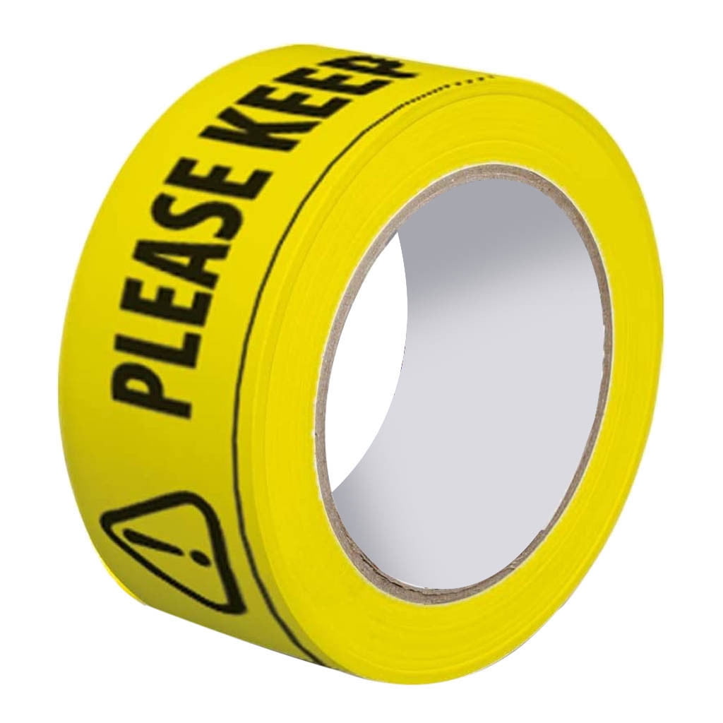 Safety Tape 2m Metre Apart Social Safe Distancing Floor Tape 33 m x