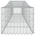 thumbnail image 3 of vidaXL Arched Gabion Baskets 3 pcs 400x50x40/60 cm Galvanised Iron, 3 of 4