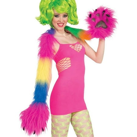 Club Candy Rainbow Monster Mitt Costume Scarf One Size