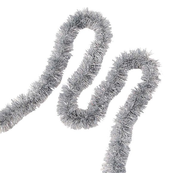 Leutsin Tinsel Garland Christmas,Metallic Christmas Tree Garland,Shiny Hanging Christmas Tree Tinsel Garland Ornaments,Tinsel Twist Garland for Christmas,Birthday, Indoor Outdoor Party Supplies