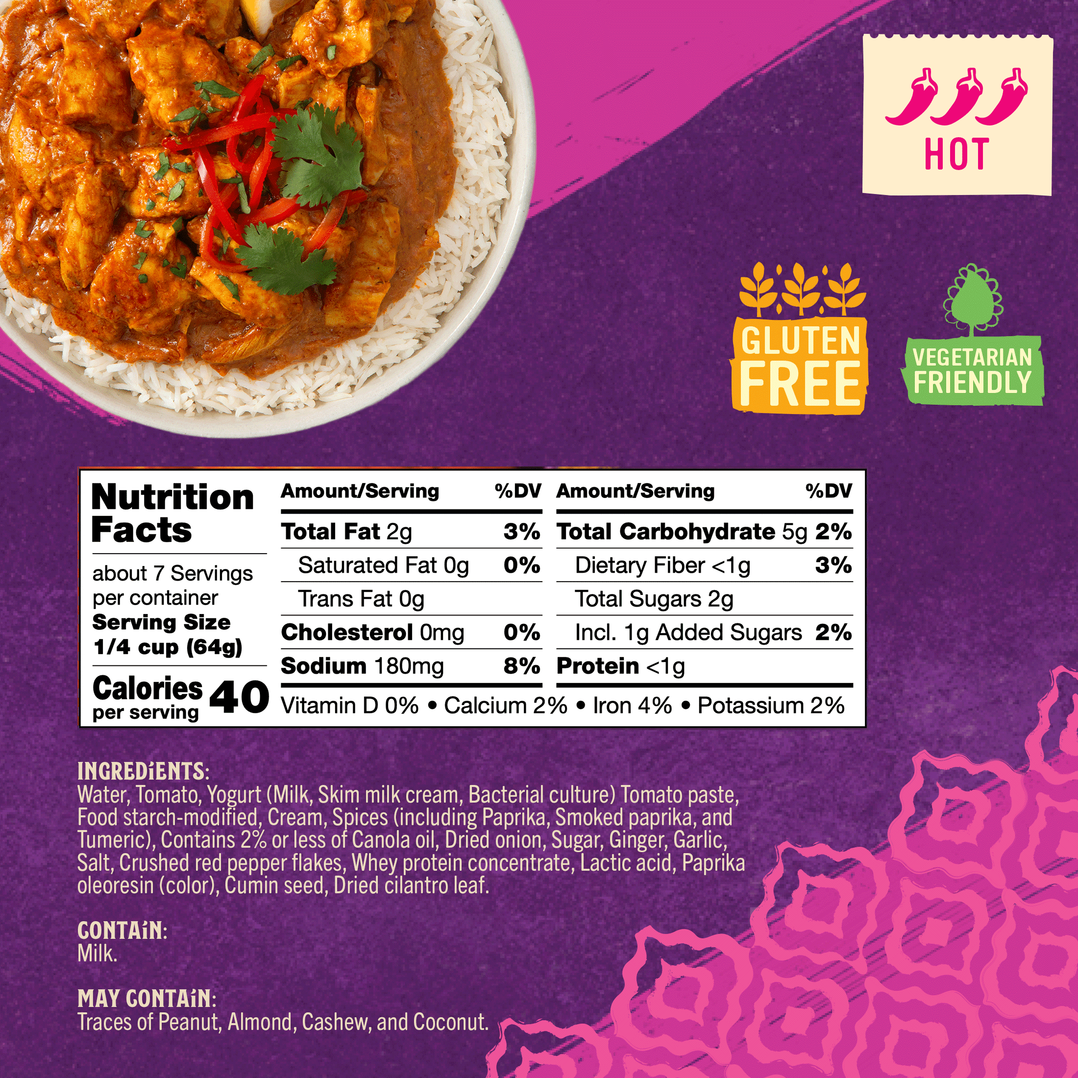 (3 pack) Patak's Spicy Tikka Masala Simmer Sauce, 15 Ounce Bottle