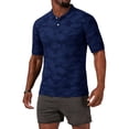 thumbnail image 2 of AHMOMEI Camo Mens Polo Shirts Lightweight Quick Dry Short Sleeve Dress Shirts for Men Moisture Wicking Collared Golf Shirts for Men, 2 of 5
