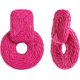 thumbnail image 1 of Pendientes redondos Declaración Boho Pendientes de mimbre Pendientes colgantes hechos a mano Ratta, 1 of 5
