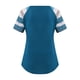 thumbnail image 4 of Mujeres Maternidad Embarazada Camisas Blusas Raya de Enfermería Manga Corta Cuello Redondo Blusa de Lactancia Odeerbi ODB123488, 4 of 6