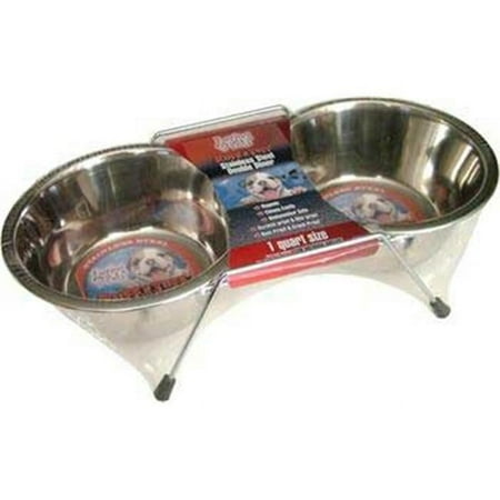 UPC: 0842982072091 | Loving Pets DLV7209 Stainless Steel Packaged Double Diner