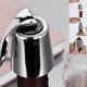 thumbnail image 5 of Ounissouiy Caliente 1 pieza tapón de botella de vino de acero inoxidable reutilizable a prueba de fugas de silicona sellador de botellas de Barra de herramientas brillante, 5 of 6