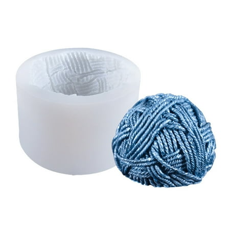 

AOOOWER 3D Yarn Ball Candle Mold Silicone Soap Making Mould Fondant Candy Cake Chocolate Decorating DIY Baking Tools
