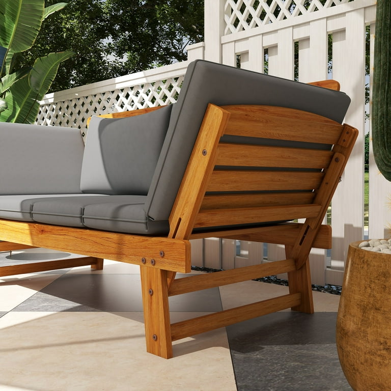 Cushioned garden bench cheap