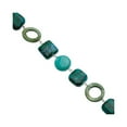 thumbnail image 4 of Auriga Fine Jewelry 925 Sterling Silver Chrysocolla, Dyed Howlite Dyed Mother Of Pearl 7inch Bracelet for Women, 4 of 5