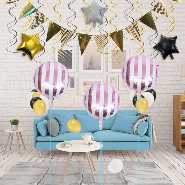 FESTFENDS 10Ud Globos De Fiesta En Rosa Con Material Resistente Para Decorar