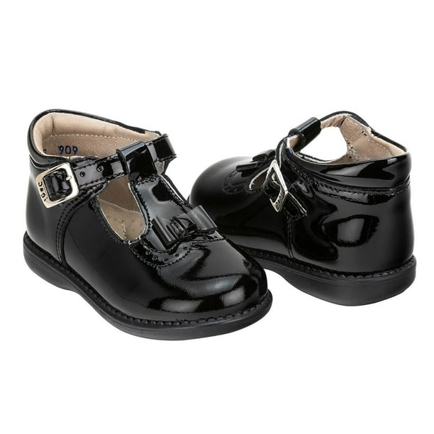 Zapato Botín Charol Moño Niña Dogi 01797 negro 17.5