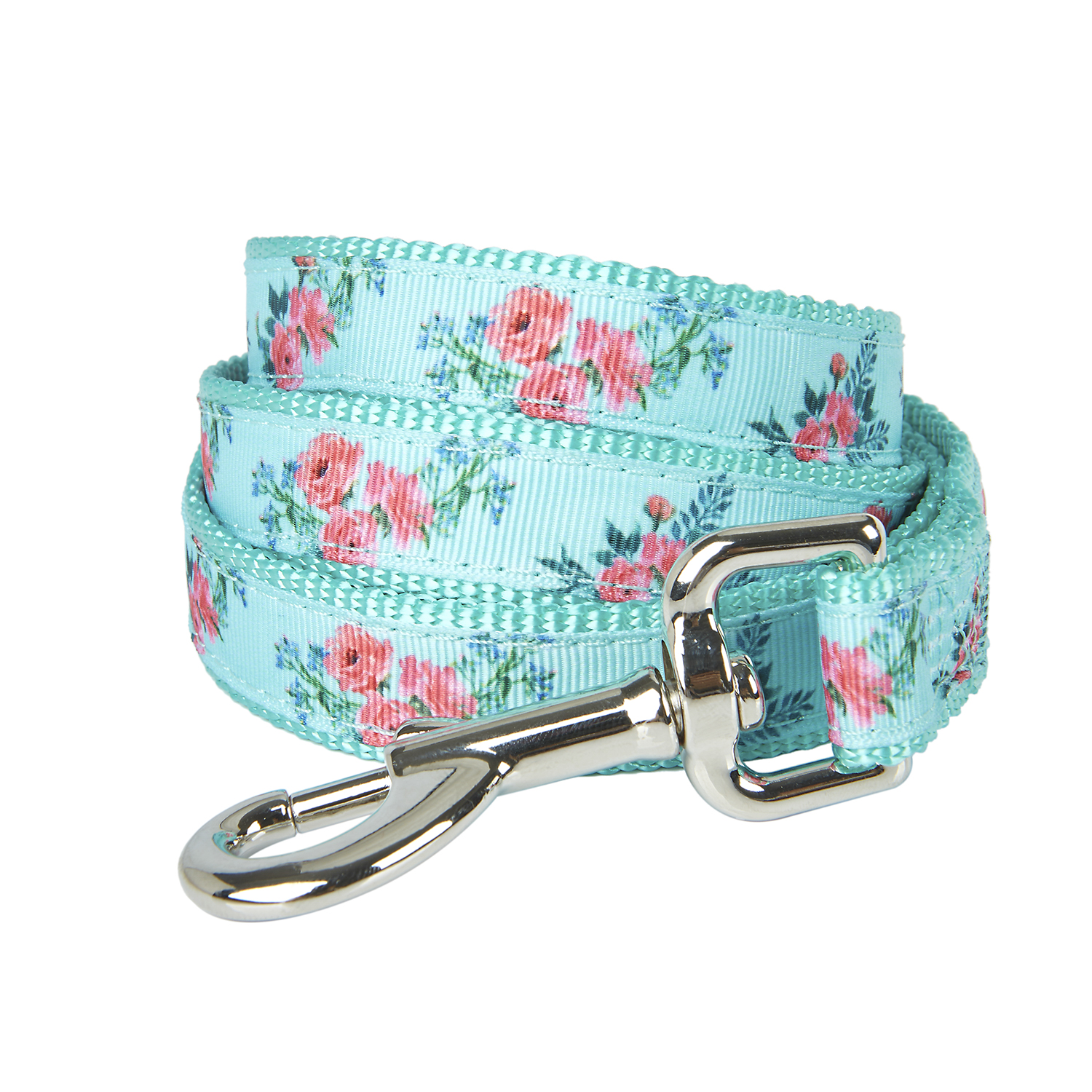 azuza Dog Collar and Leash Set, Cute Strawberry Patterns on Pink Nylon  Collar and Matching Leash, Great Option for Large Dogs