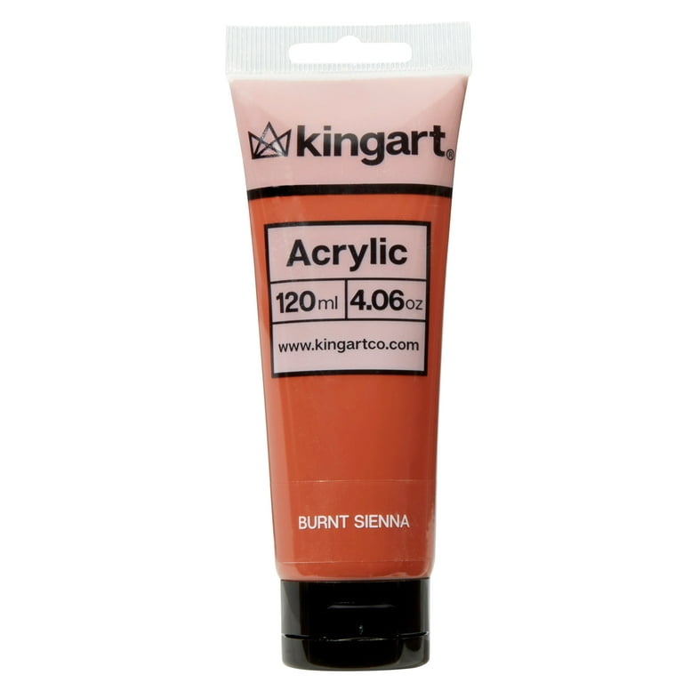 KINGART® PRO Artist Acrylic Paint, Individual Colors, 120ml (4.06oz) Per  Tube, More Colors Available