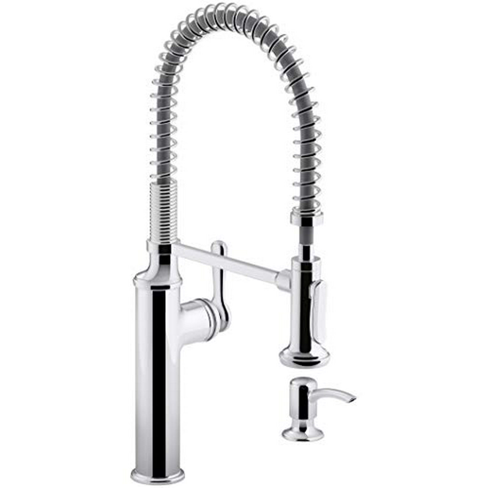 Kohler R10651 Sd Cp Sous Pro Style Single Handle Pull Down Sprayer Kitchen Faucet In Chrome Walmart Canada