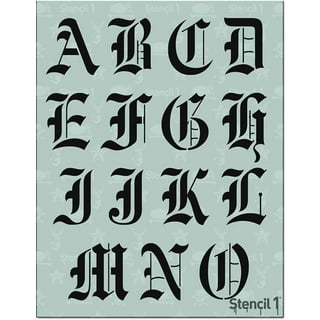 English Letters Holographic Alphabet 3D Nail Stickers Cursive