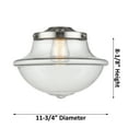 thumbnail image 3 of Innovations Lighting - Oxford - 1 Light Semi-Flush Mount In Traditional, 3 of 6