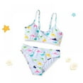 thumbnail image 7 of Yuanyu Little Girls Bikini Swimwear 2PC Bathing Suit Kids Big Girls Tankini Beach Bathing Suit Set, 7 of 7