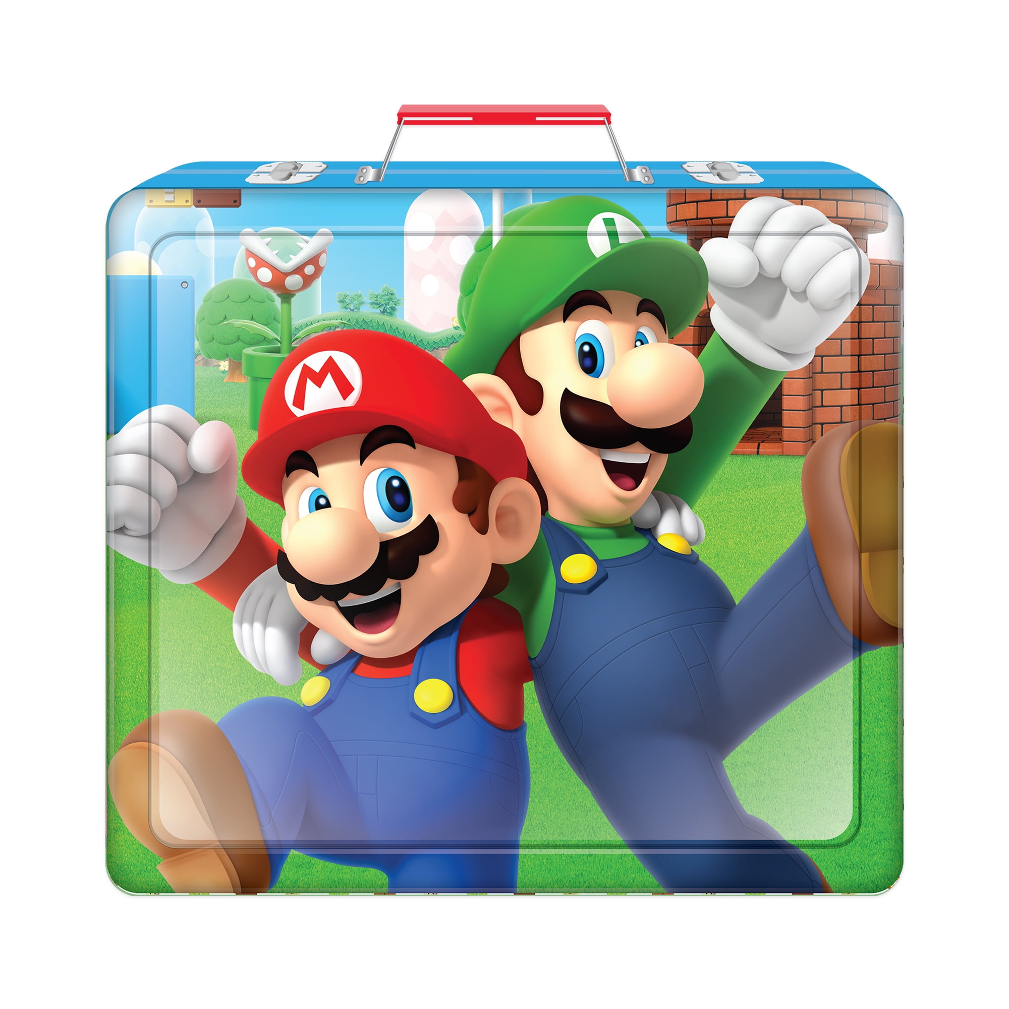  Innovative Designs Mario Brothers Super Mario Deluxe Activity  Set with Carrying Tin, Coloring Sheets, Tattoos, Stickers, & Art Supplies :  Toys & Games