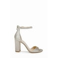 thumbnail image 2 of Jewel Badgley Mischka Louise Peep-Toe Block Heel, 2 of 7