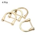thumbnail image 3 of 29mm Horseshoe D-Rings Zinc Alloy Electroplated Gold Tone 4 Pack, 3 of 5