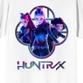 thumbnail image 2 of KPop Demon Hunters Huntrix Color Logo on White Short Sleeve Adult T Shirt - XXL, 2 of 3