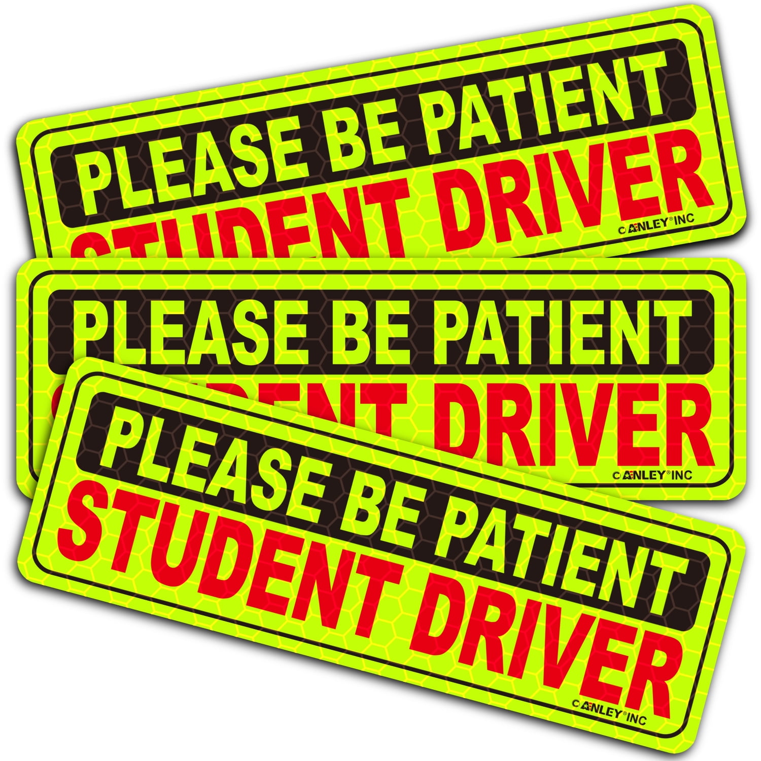 Bosiwee Safety Sign Vehicle Sticker Student Driver Car Signs for The Novice or Beginner Please Be Patient Student Driver Bosiwee Safety Sign Vehicle Sticker Student Driver Car Signs for The Novice or Beginner Please Be Patient Student Driver