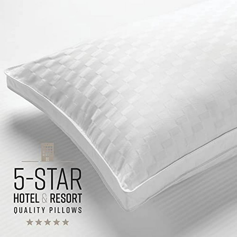 Hotel Sobella Soft Side Sleeper Pillow, Hotel And Resort Quality, 300  Thread Count 100% Dobby Cotton