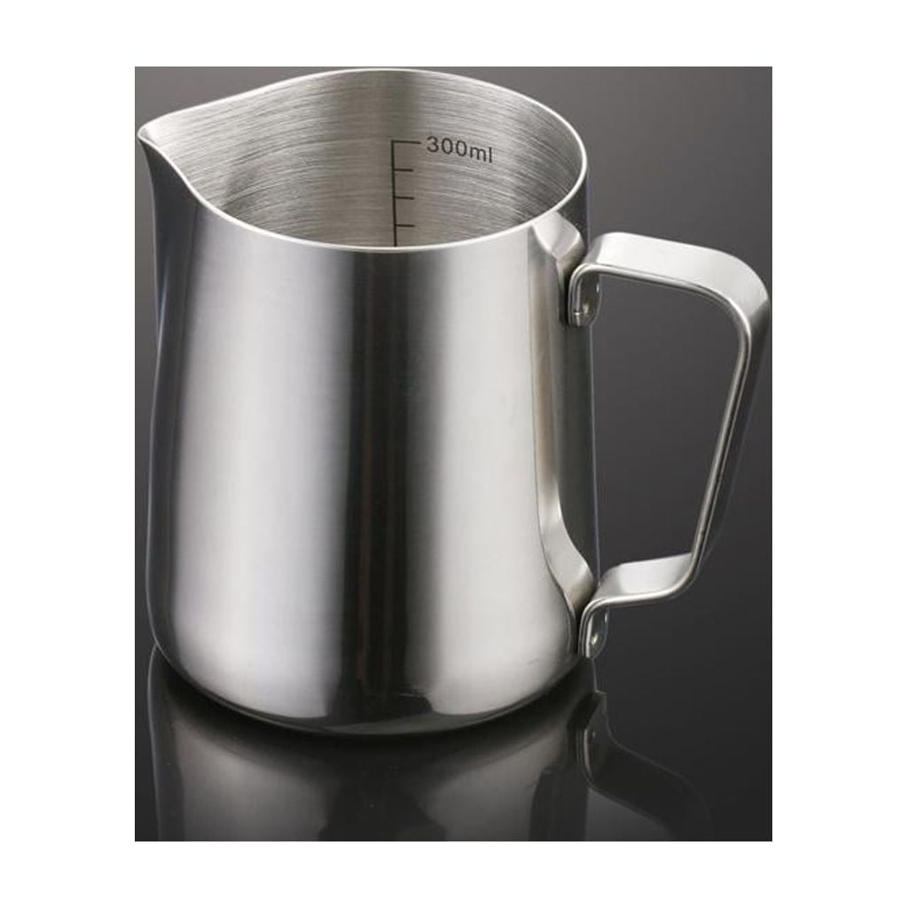 Fiocias 2Pcs Milk Frothing Pitcher Stainless Steel Metal - For Milk Frothers, Espresso