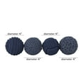 thumbnail image 3 of DecMode Blue 4" Handmade Decorative Ball Jute Rope Orbs & Vase Filler with Varying Designs (4 Count), 3 of 10