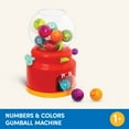 thumbnail image 6 of Battat Numbers & Colors Gumball Machine with 10 Number Balls Preschool 11 Pieces Toy for Toddlers 1 Year +, 6 of 9
