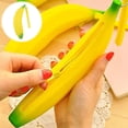 thumbnail image 4 of Cute Fruit Shaped Silicone Pencil Case Large Capacity Zipper Pouch Novelty Stationery Organizer classroom supplies Supplies for study, 4 of 4