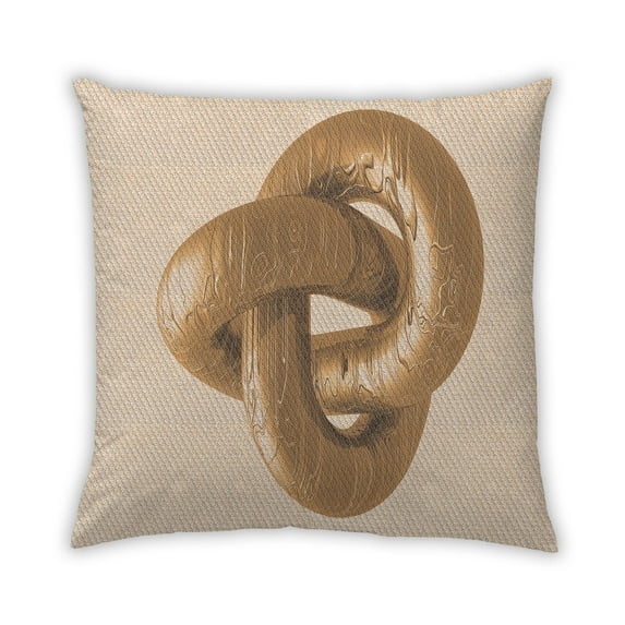 Ahgly Company Indoor Square Contemporary Throw Pillow, 18 inch by 18 inch