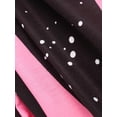 thumbnail image 3 of Women Print Baggy Sweatpants High Waisted Contrast Color Workout Trousers, 3 of 9