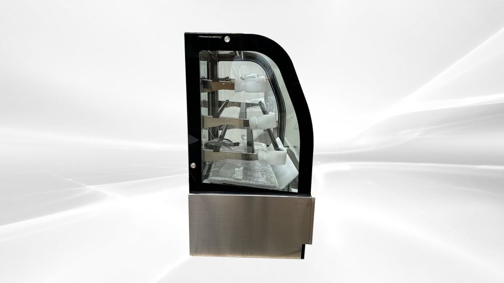 48" Commercial Curved Glass Refrigerated Bakery Display Case, Cake Showcase Refrigerator, ETL Certified
