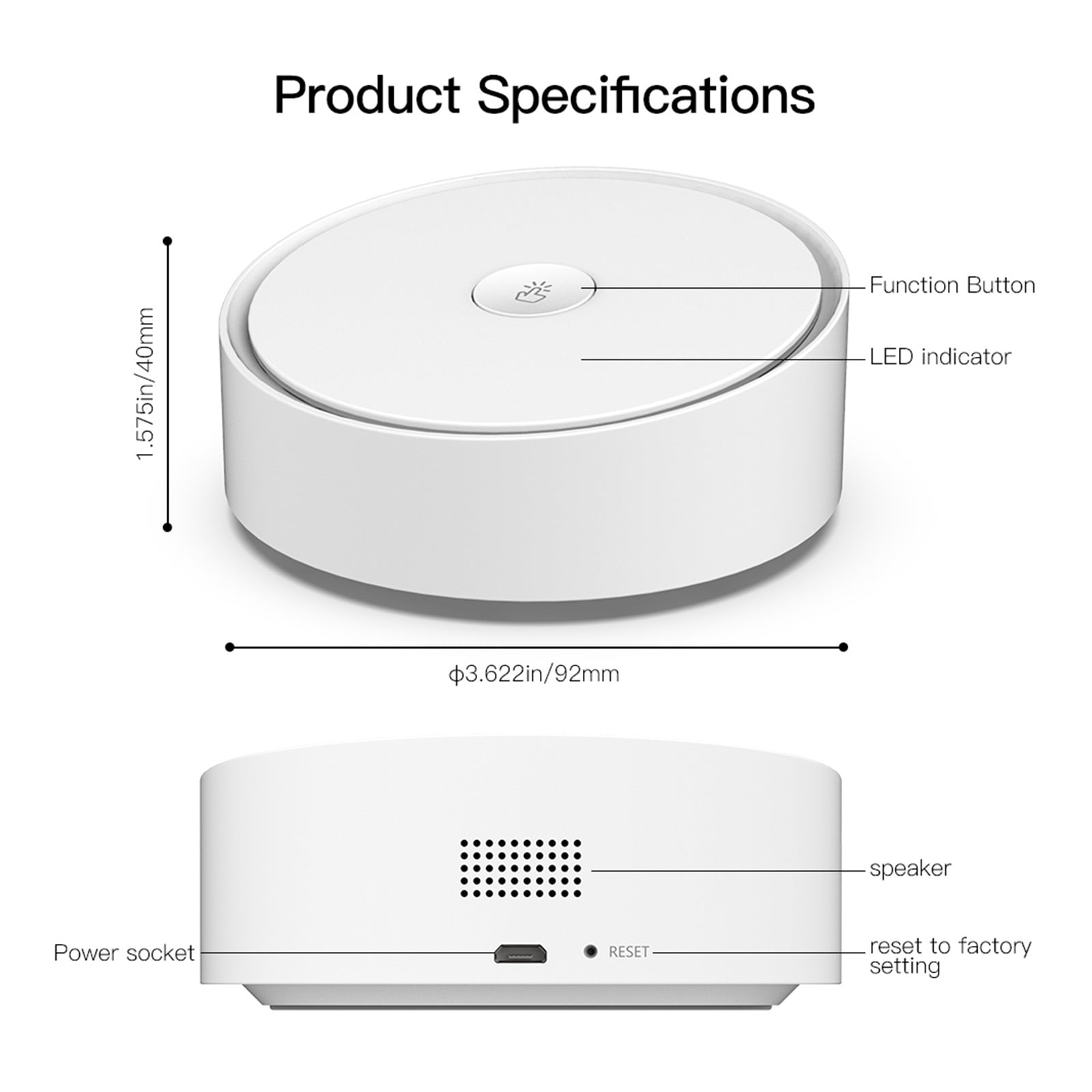 Multi-mode Smart Gateway Hub Work With Tuya Smart App Voice Control Via Home ,Trusted and Reliable