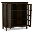 thumbnail image 3 of Artisan 38 inch Wide Solid Wood Medium Storage Cabinet in Tobacco Brown, 3 of 11