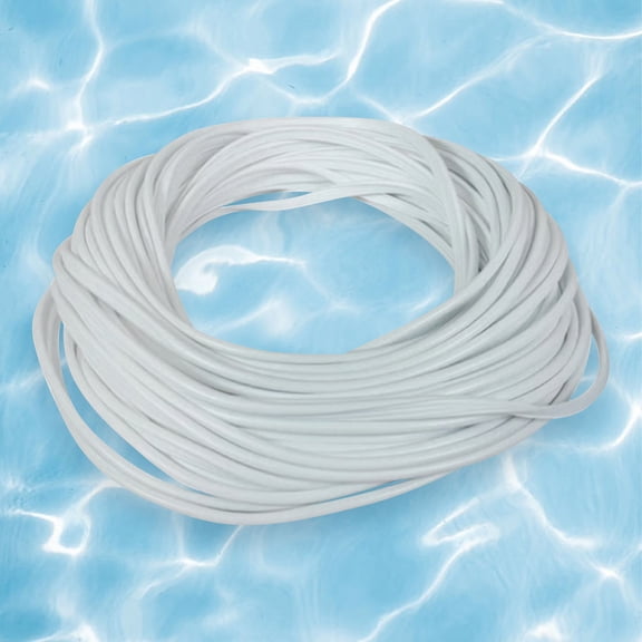 Swimline Weather Resistant Foot Roll Bead Lock Swimming Pool and Spa Accessory 120' - White